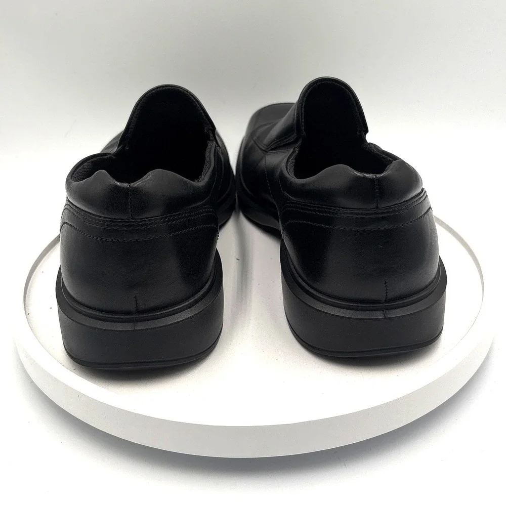ECCO Helsinki 2 Mens Black Leather Slip On Dress Loafers Shoes 50015401001 EU 43